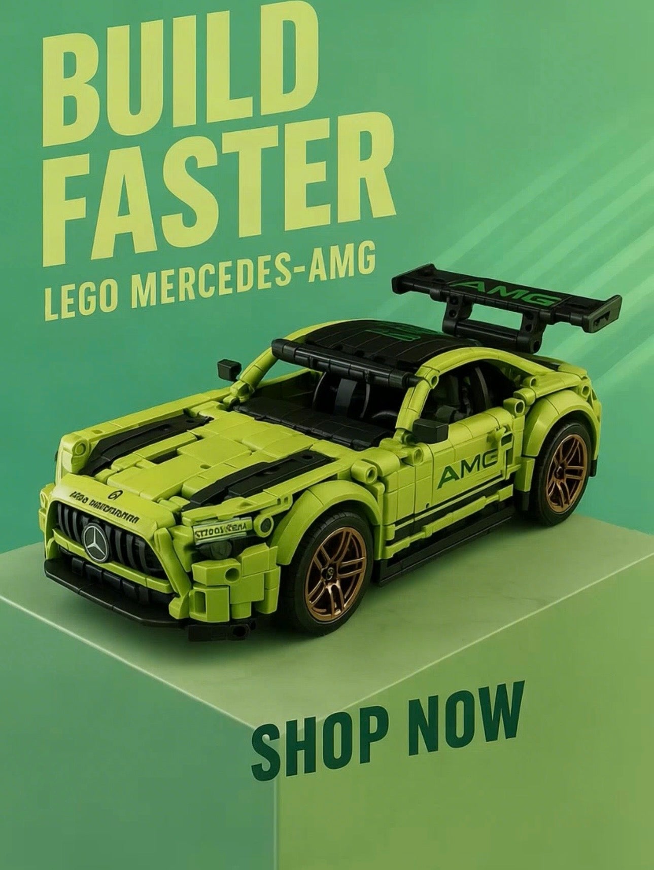 lego Technical Super Racing Car Building Block Car Kids Educational Toy Gift 1266PCS