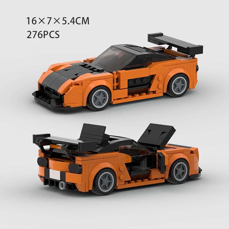 lego Car Rally Sport Vehicle Racer ae86 M8 Model Building Blocks R34 Racing Super Technique Brick Christmas Gift