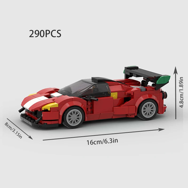 lego Car Rally Sport Vehicle Racer ae86 M8 Model Building Blocks R34 Racing Super Technique Brick Christmas Gift