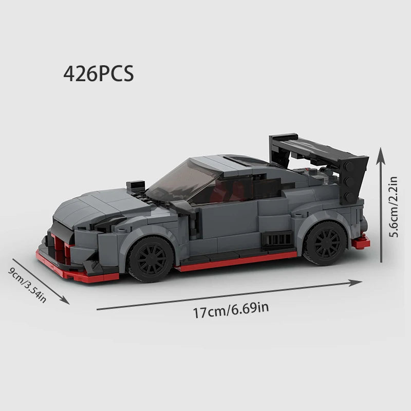 lego Car Rally Sport Vehicle Racer ae86 M8 Model Building Blocks R34 Racing Super Technique Brick Christmas Gift