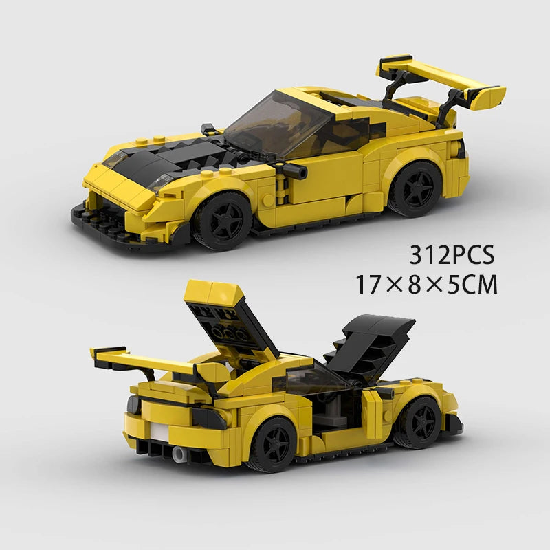 lego Car Rally Sport Vehicle Racer ae86 M8 Model Building Blocks R34 Racing Super Technique Brick Christmas Gift