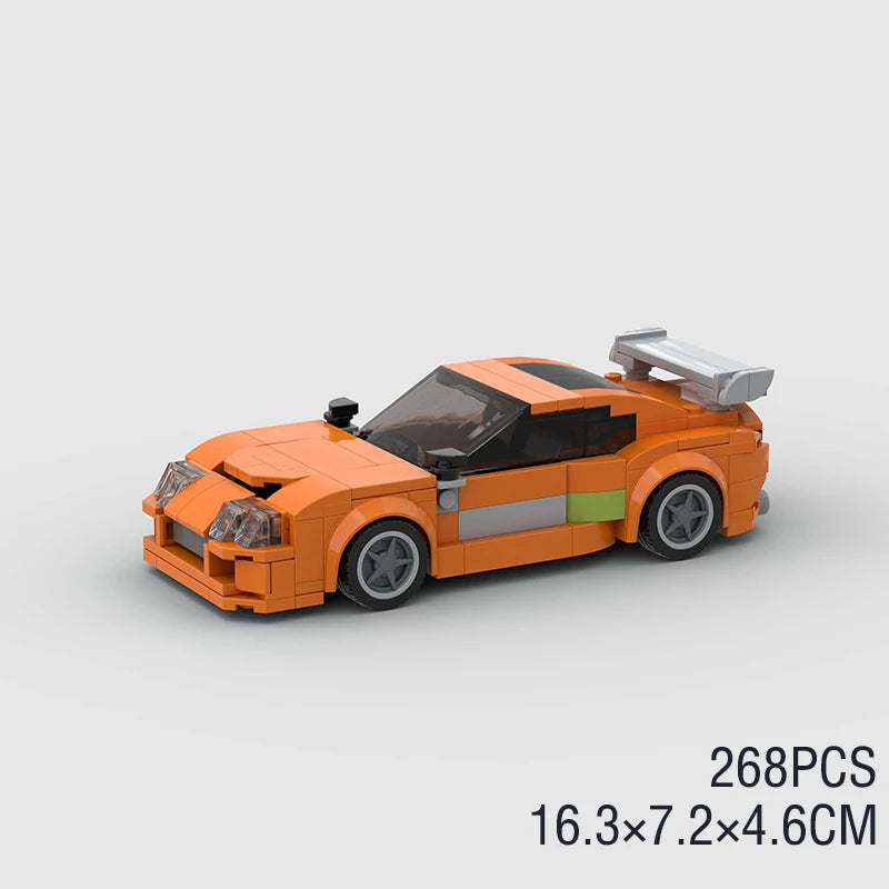 lego Car Rally Sport Vehicle Racer ae86 M8 Model Building Blocks R34 Racing Super Technique Brick Christmas Gift