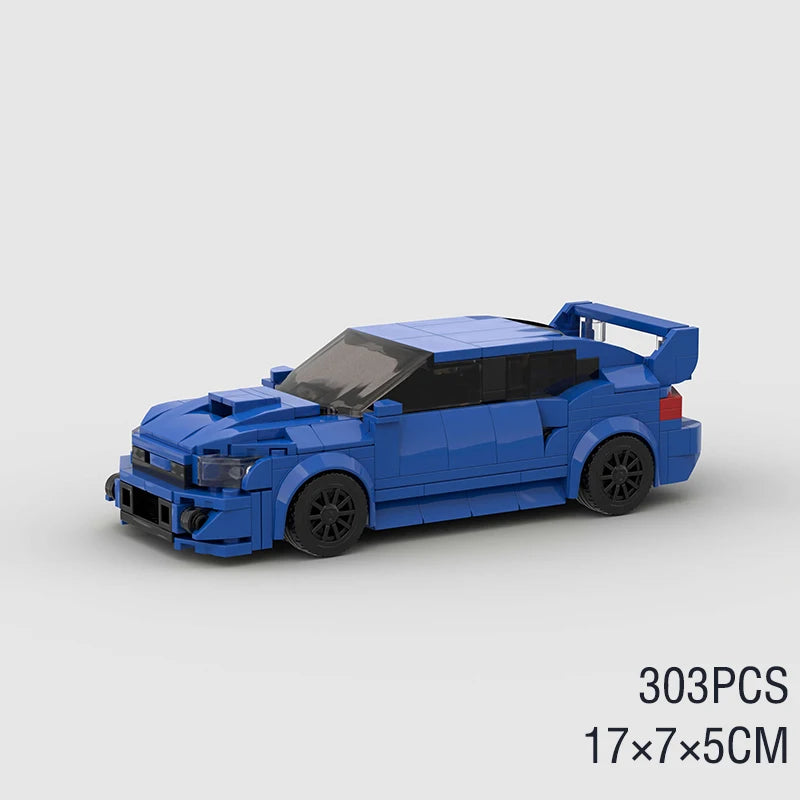 lego Car Rally Sport Vehicle Racer ae86 M8 Model Building Blocks R34 Racing Super Technique Brick Christmas Gift
