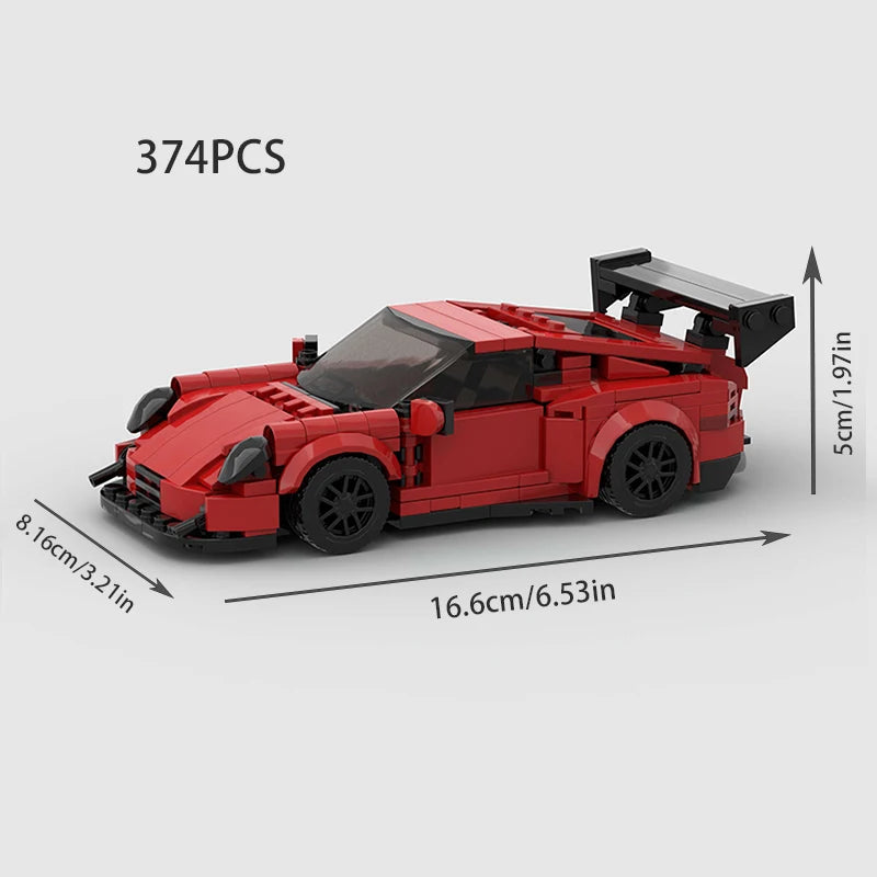 lego Car Rally Sport Vehicle Racer ae86 M8 Model Building Blocks R34 Racing Super Technique Brick Christmas Gift