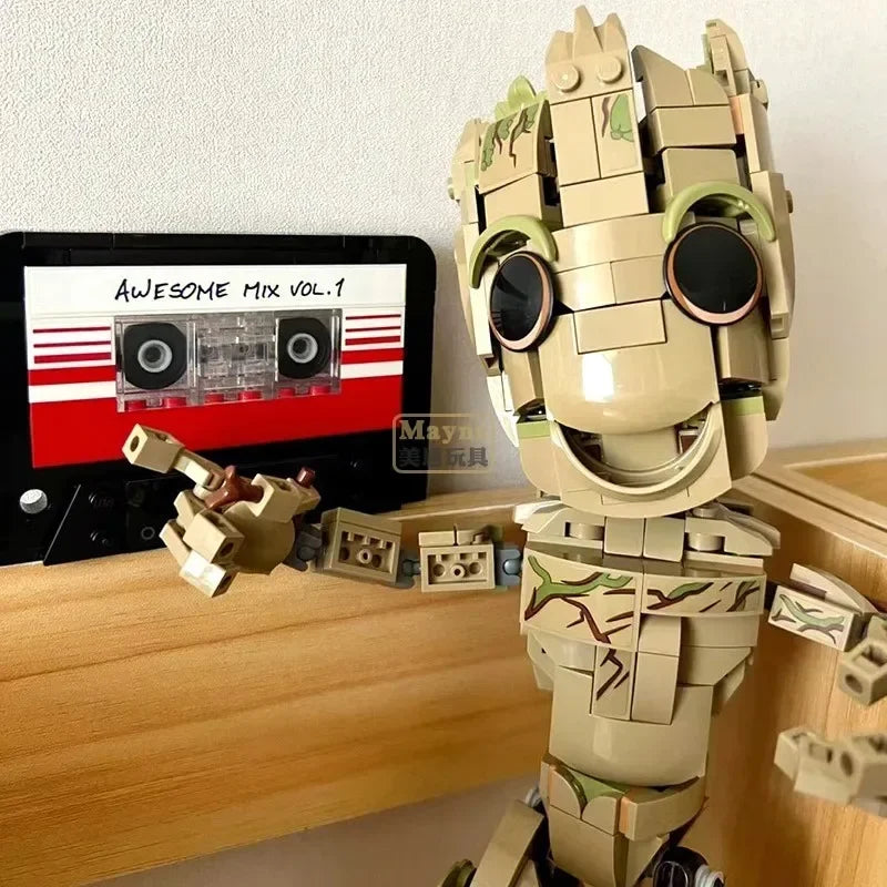 I Am Groots lego Building Kit Toys Bricks Tree Baby Groots Model Play Display Gift For Kids Christmas Gift