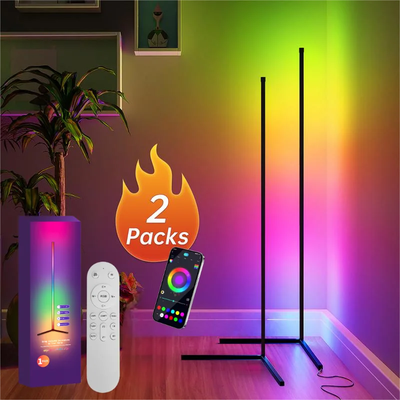 2PC/1PC LED Floor Lamp,RGB