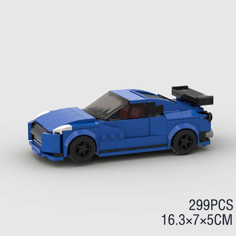 lego Car Rally Sport Vehicle Racer ae86 M8 Model Building Blocks R34 Racing Super Technique Brick Christmas Gift