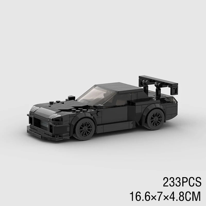 lego Car Rally Sport Vehicle Racer ae86 M8 Model Building Blocks R34 Racing Super Technique Brick Christmas Gift