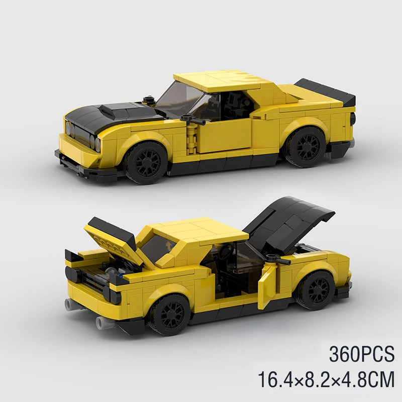 lego Car Rally Sport Vehicle Racer ae86 M8 Model Building Blocks R34 Racing Super Technique Brick Christmas Gift