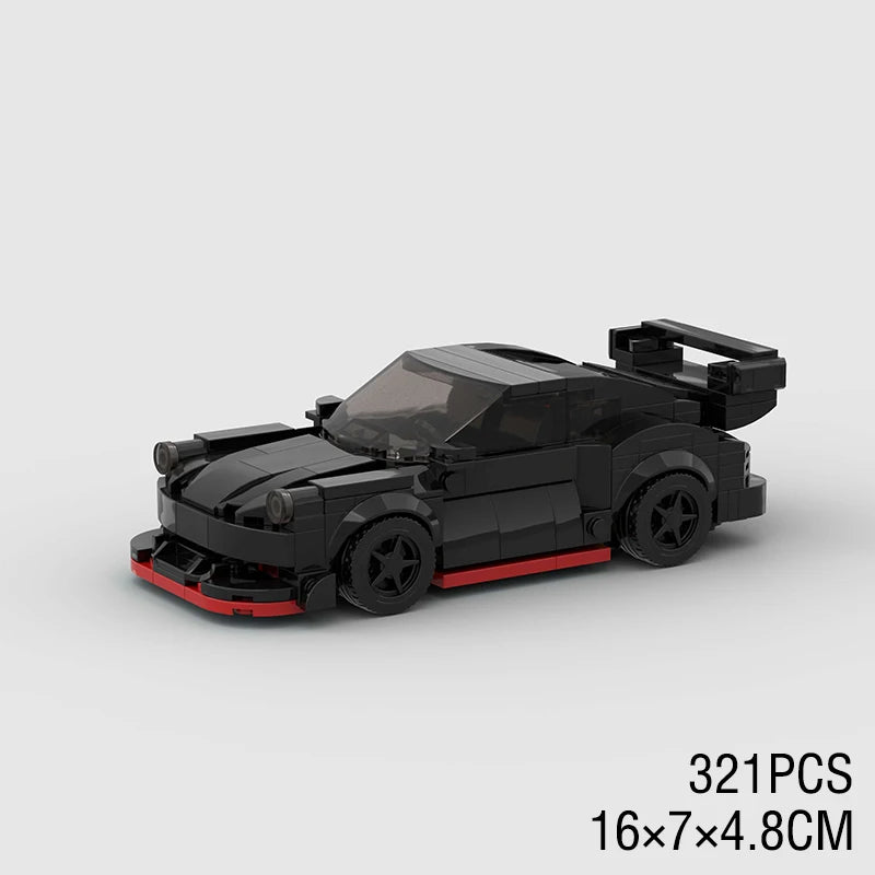 lego Car Rally Sport Vehicle Racer ae86 M8 Model Building Blocks R34 Racing Super Technique Brick Christmas Gift