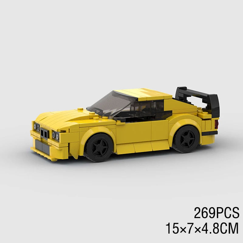 lego Car Rally Sport Vehicle Racer ae86 M8 Model Building Blocks R34 Racing Super Technique Brick Christmas Gift